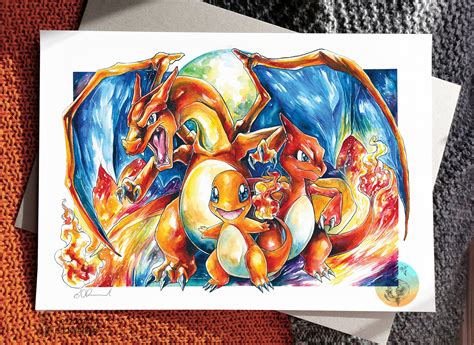 charmander charmeleon and charizard.